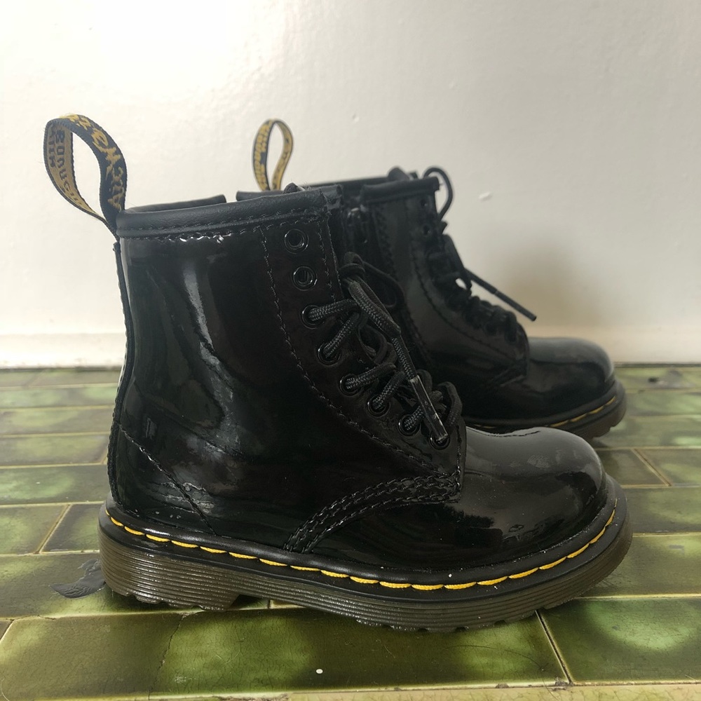 Patent Leather Dr Martens boots